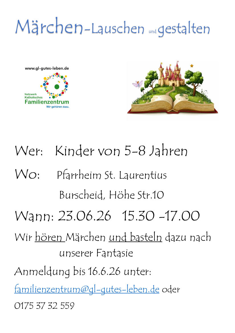 Plakat Märchen