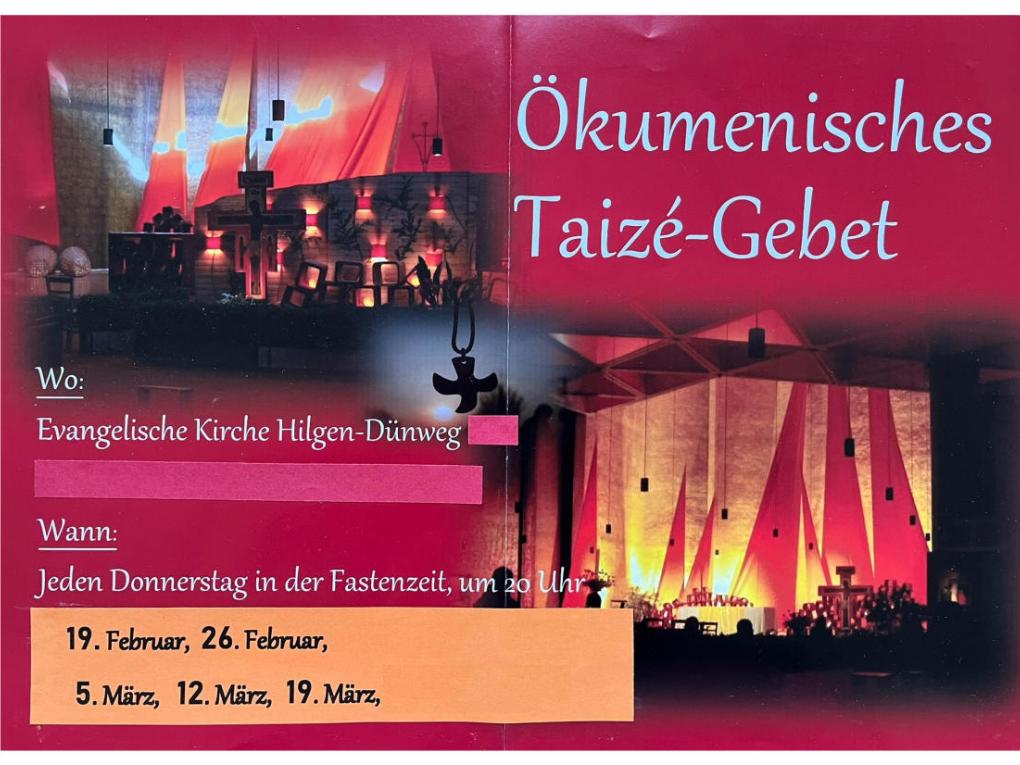 Ökumenisches Taizè-Gebet