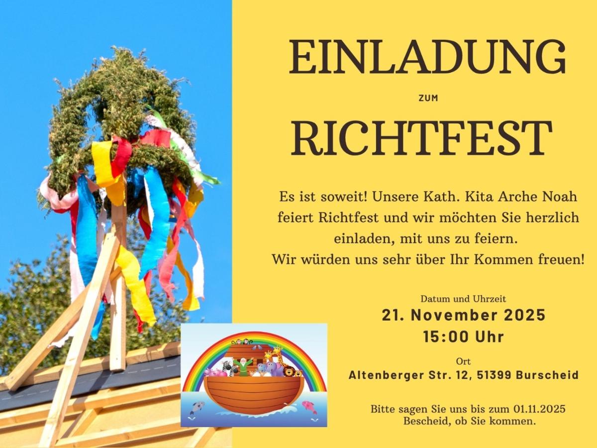 Richtfest- Arche Noah