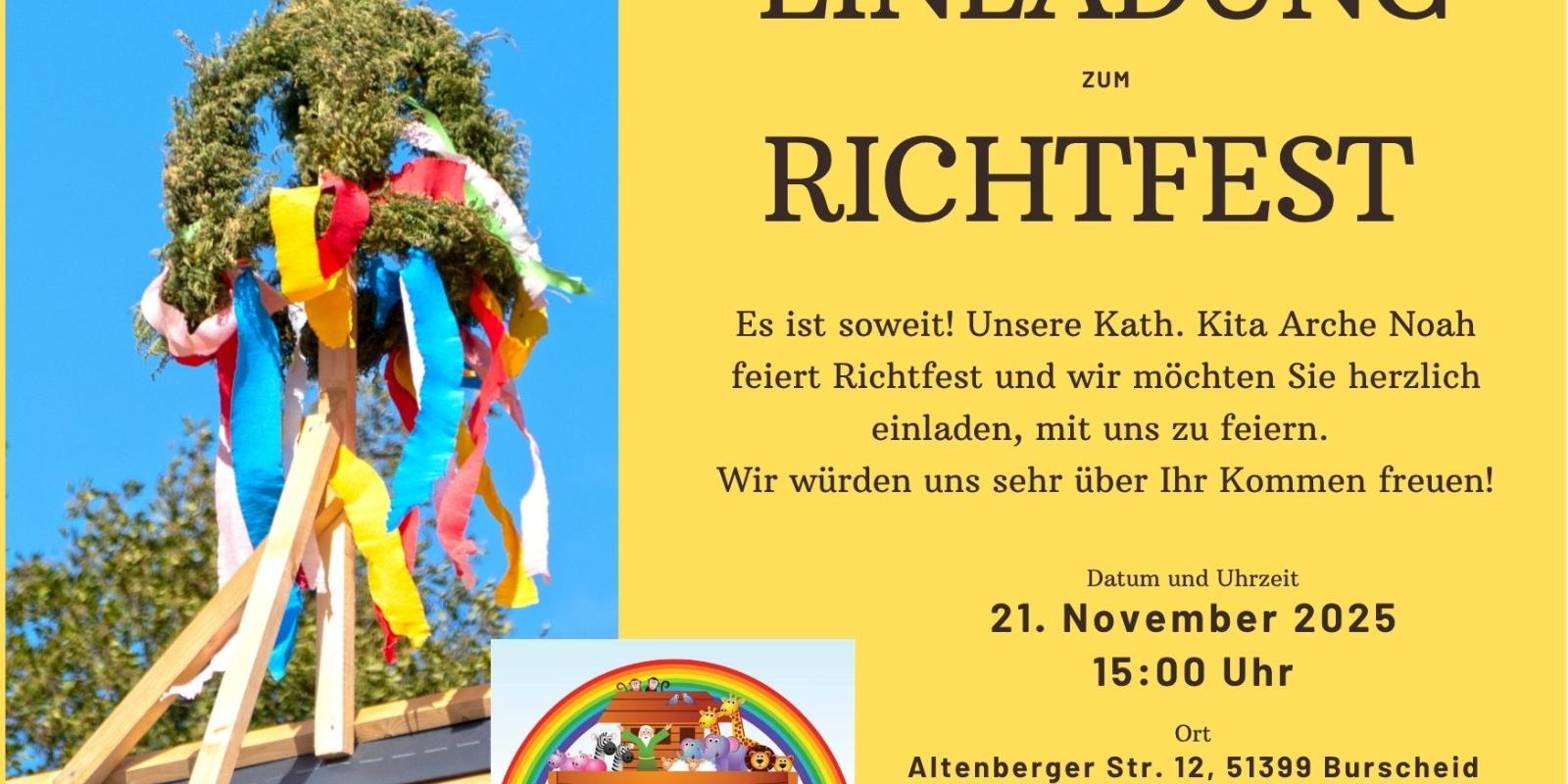 Richtfest- Arche Noah