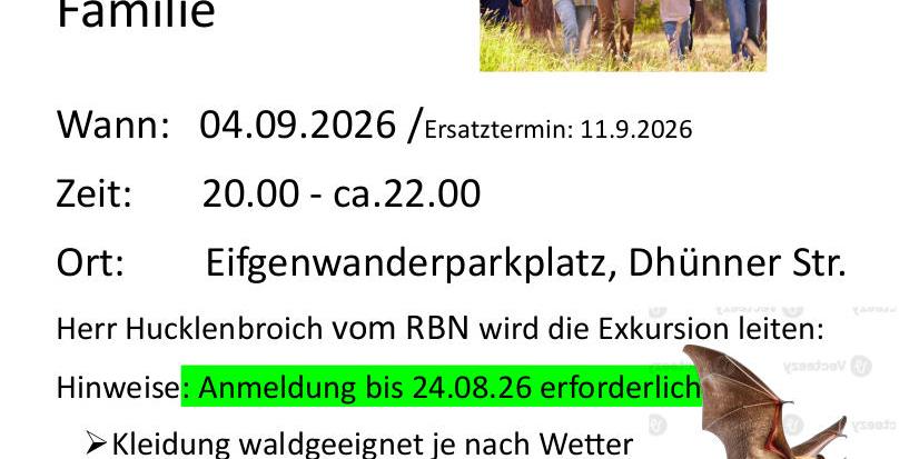 Fledermauswanderung